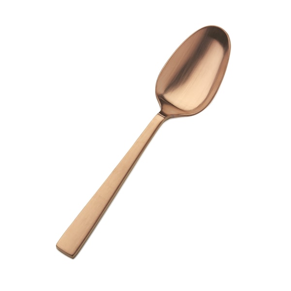 Bon Chef Roman, Table Serving Spoon, Matte Finish, 18/10, 8.75" - Rose Gold Matte , set of 12 S3704RGM - main